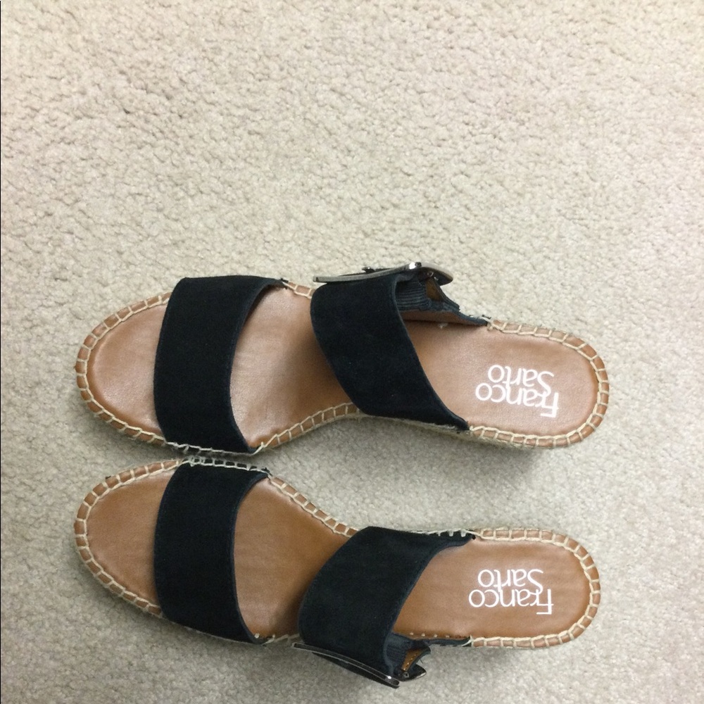 Franco Sarto size nine wedge sandals
